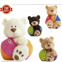 Plus Buddy Balls Max Ursuletul Teddy se transforma in minge 38 cm BB004