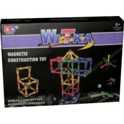 Set de construit magnetic 108 piese Witka 024683