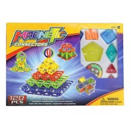 Set de construit magnetic 120 piese