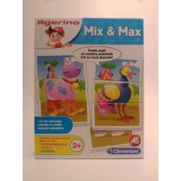 Clementoni Mix Si Max Invata copiii sa combine animalele intr-un mod distractiv
