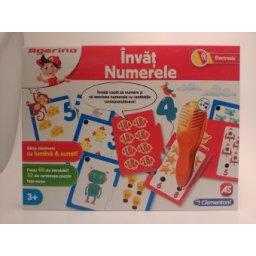 Clementoni joc educativ Invat Numerele cu stilou electronic cu lumina si sunet
