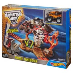 Hot Wheels Monster Jam Pirate Takedown DJK63 set de joaca cu Captains Curse