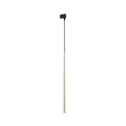 Lustră pe cablu pentru sistem de șină trifazică PIANO 1xG9/8W/230V negru/auriu