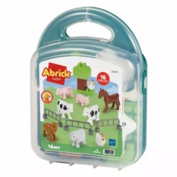 Abrick: Set de joacă Animale de la fermă - 16 piese