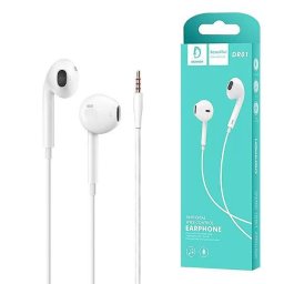 Casti UNIVERSAL HEADPHONES DENMEN DR01 JACK 3.5 IN-EAR AUTENTIC SOUND BASS