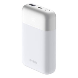 Baterie externa 10000 mAh 1x USB-A 1x USB-C Alb