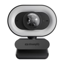 Camera web CAM PLUS, Full HD, Microfon, FOV 80, Ring light, Negru, SPCW-CLFH221.11