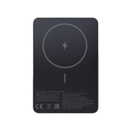 Baterie externa Power Bank Super Slim Magnetic 5000 mAh Black