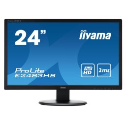 Monitor Refurbished LED, IIYAMA ProLite E2483HS-B1, 24 inch, Rezolutie Full HD, Stare Corecta