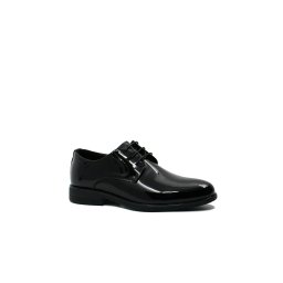 Pantofi Eldemas de ocazie din lac, negri, pentru bărbați FNX18336-40 EU