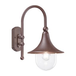 Ideal Lux - Aplica de exterior CIMA 1xE27/52W/230V IP43 maro