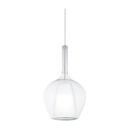 Ideal Lux - Pendul cu cablu KALIQUE, 1xE27/42W/230V, Ø 18 cm, transparent