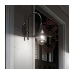 Ideal Lux - Aplică de perete pentru exterior CIMA 1xE27/52W/230V IP43 antracit