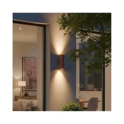 Ideal Lux - Aplică de exterior GUN, 1xE27/60W/230V, 31 cm, IP54, maro
