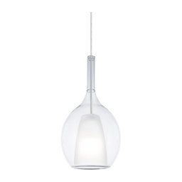 Ideal Lux - Lustra suspendată pe cablu KALIQUE 1xE27/42W/230V Ø 18 cm transparentă