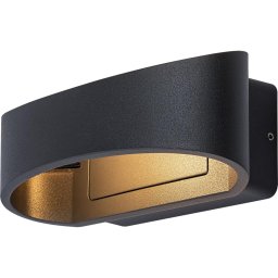 Rabalux 77179 - Aplica de perete LED pentru exterior GERLA, 9W, 230V, IP54, antracit