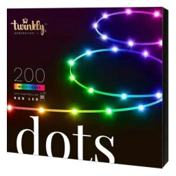 Banda LED Twinkly Dots | 200 LED RGB, 10m, Control Smartphone