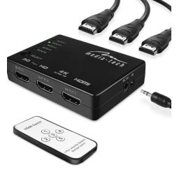 Accesorii TV Media-Tech MT5207 | 5 Porturi, 4K, Negru