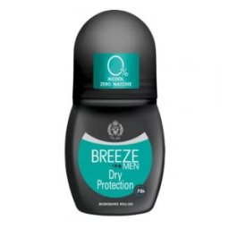 Set 3 x Deodorant Antiperspirant Roll-On Breeze Men, Dry Protection, 50 ml