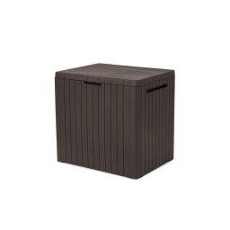 Cutie depozitare gradina Curver City 113L, plastic maro, tip masa