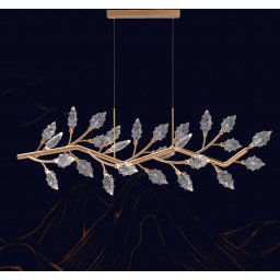 Candelabru LED cu cristal TOCCATA Largo 21W, auriu, 3 temperaturi, înaltime reglabila