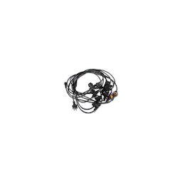 Ghirlanda luminoasa LED exterior/interior 10 m, 15 dulii E27, IP65, neagra