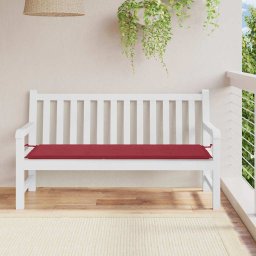 Perna de banca de gradina, rosu, 150x50x4 cm, textil oxford GartenMobel Dekor
