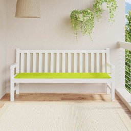 Perna de banca de gradina, verde, 180x50x3 cm, textil oxford GartenMobel Dekor