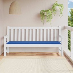 Perna de banca de gradina, albastru, 200x50x4 cm, textil oxford GartenMobel Dekor