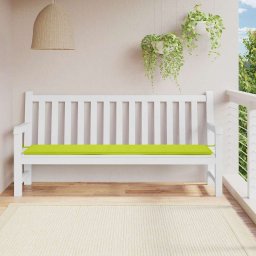 Perna de banca de gradina, verde, 200x50x4 cm, textil oxford GartenMobel Dekor