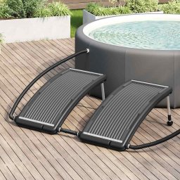 Panou solar de încalzire de piscina, 2 buc., 110x65 cm, curbat GartenMobel Dekor