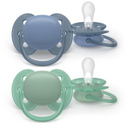 Philips Avent Ultrasoft SCF091/42 6-18 m suzetă Boy 2 buc