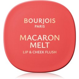 Bourjois Macaron Melt Lip & Cheek Flush blush 2 in 1 culoare 03 Peach Tatin 5 g