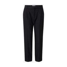 DAN FOX APPAREL Pantaloni cu dungă 'Gabriel' negru