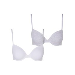 Urban Classics Sutien gri amestecat / alb