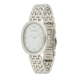 Emporio Armani Ceas analogic argintiu / alb