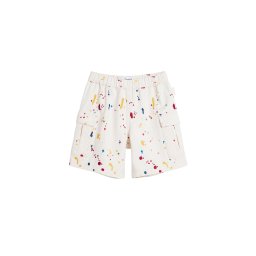 Desigual Pantaloni 'Splash' albastru / galben / roșu / alb