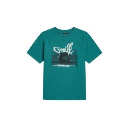 O'NEILL Tricou 'Slub' verde închis / alb perlat