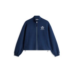 TOMMY HILFIGER Hanorac 'Varsity' bleumarin / alb