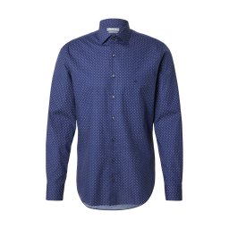 Michael Kors Cămașă bleumarin / albastru deschis / alb