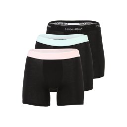Calvin Klein Boxeri albastru pastel / roz pastel / negru / alb