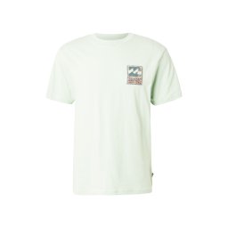 BILLABONG Tricou 'Stamp' verde mentă / portocaliu caisă / portocaliu deschis