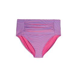 Swim by Zizzi Slip costum de baie 'Svary' lila / roz / alb
