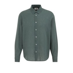 WE Fashion Cămașă verde închis