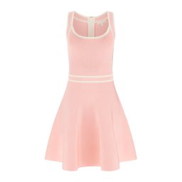 GUESS Rochie tricotat 'Mirage Nautical' roz / alb