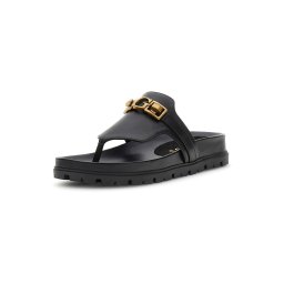 GUESS Flip-flops 'FARRON' auriu / negru
