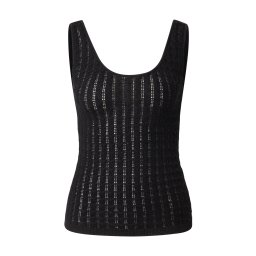 GUESS Top brodat 'ROSALYN' negru