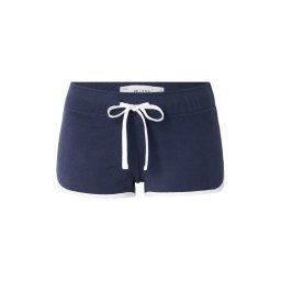 HOLLISTER Pantaloni bleumarin / alb