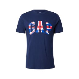 GAP Tricou albastru / bleumarin / roșu / alb
