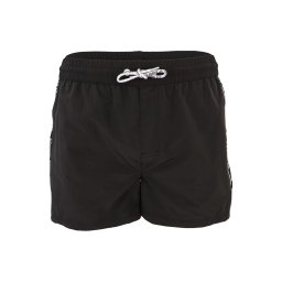 GUESS Șorturi de baie negru / alb